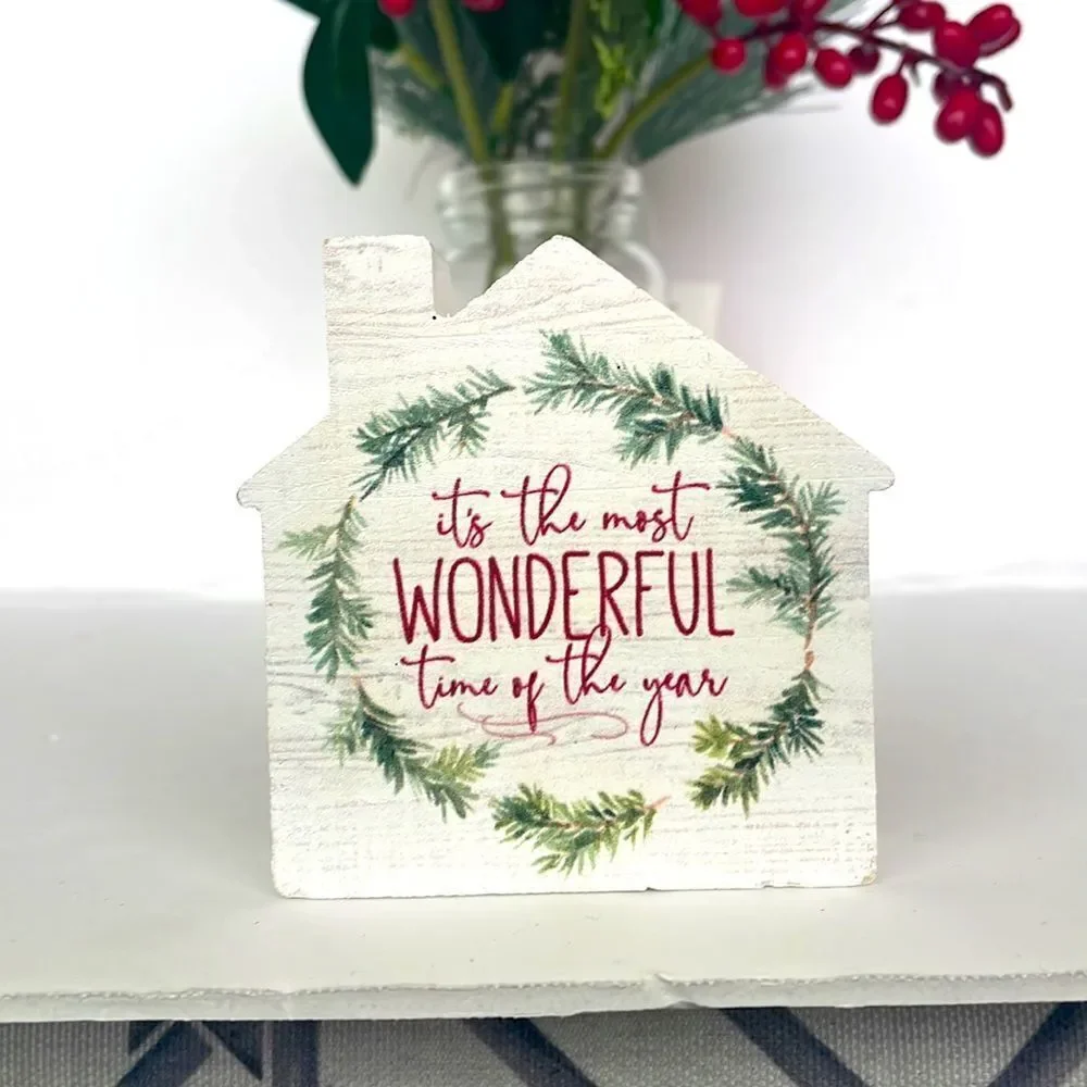 409A - BRIGHT HOLIDAY DISPLAY SHELF SITTER‎